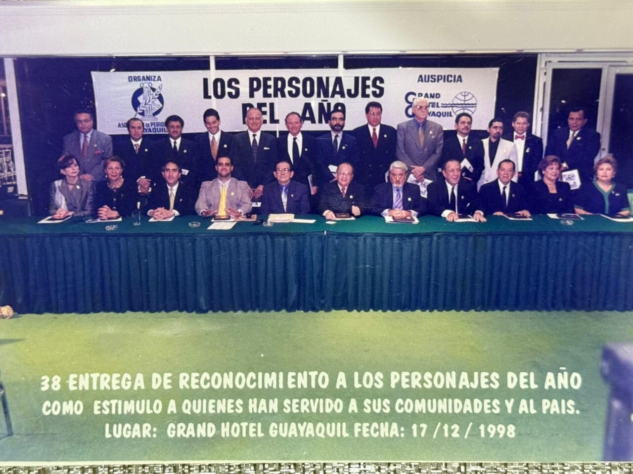 Reconocimiento Personajes del Año